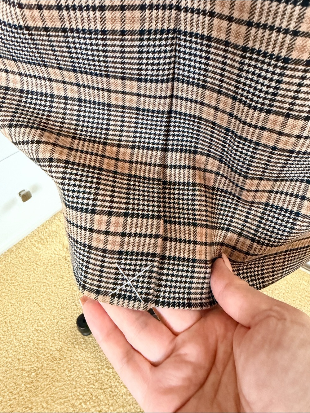 J. CREW Nalya Willa blazer in Italian drapey plaid wool blend Size 6 - Picture 11 of 17
